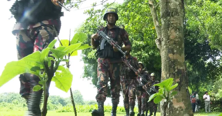 সীমান্তে বিজিবির টহল